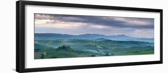 Belvedere at Dawn, Valle De Orcia, Tuscany, Italy-Nadia Isakova-Framed Photographic Print