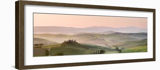 Belvedere at Dawn, Valle De Orcia, Tuscany, Italy-Nadia Isakova-Framed Photographic Print