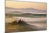 Belvedere Farm at Sunsise, Orcia Valley,Tuscany,Italy.-ClickAlps-Mounted Photographic Print