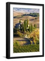 Belvedere House, San Quirico D'Orcia, Tuscany, Italy-Terry Eggers-Framed Photographic Print