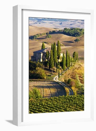 Belvedere House, San Quirico D'Orcia, Tuscany, Italy-Terry Eggers-Framed Photographic Print