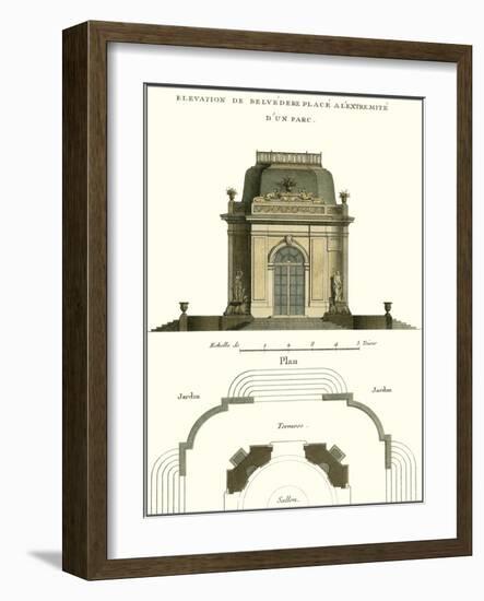 Belvedere Palace II-null-Framed Art Print