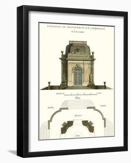 Belvedere Palace II-null-Framed Art Print