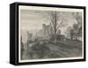 Belvoir Castle-Charles Auguste Loye-Framed Stretched Canvas