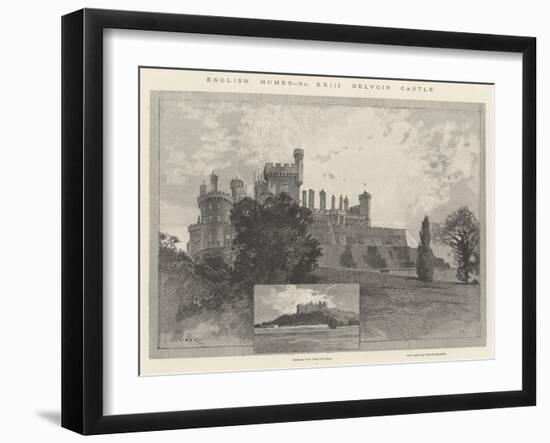 Belvoir Castle-Charles Auguste Loye-Framed Giclee Print