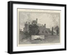 Belvoir Castle-Charles Auguste Loye-Framed Giclee Print