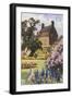 Bemersyde House, 20C-EW Haslehust-Framed Art Print