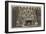 Bemidji, MN - View of the Fireplace of States-Lantern Press-Framed Art Print