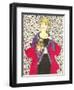 Bemused Lady with Cairns Terrier-null-Framed Art Print