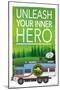 Ben 10 - Go Hero-Trends International-Mounted Poster