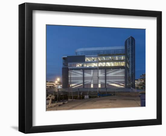 Ben Ainslie Racing Bar Boathouse Hangar-Charles Bowman-Framed Photographic Print