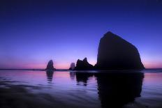 The Sun Sets Behind the Battery Point Lighthouse in Crescent City, California-Ben Coffman-Photographic Print