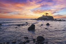 The Sun Sets Behind the Battery Point Lighthouse in Crescent City, California-Ben Coffman-Photographic Print