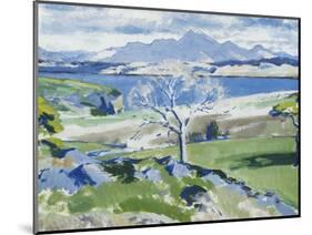 Ben Cruachan from Achnacraig, Mull-Francis Campbell Cadell-Mounted Premium Giclee Print