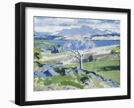 Ben Cruachan from Achnacraig, Mull-Francis Campbell Cadell-Framed Giclee Print