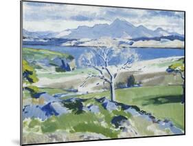 Ben Cruachan from Achnacraig, Mull-Francis Campbell Cadell-Mounted Giclee Print