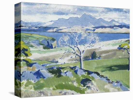 Ben Cruachan from Achnacraig, Mull-Francis Campbell Cadell-Stretched Canvas