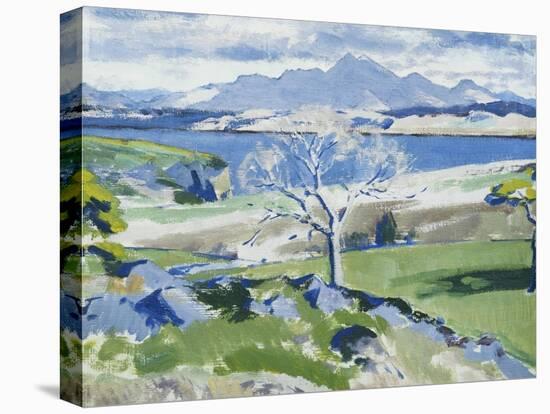 Ben Cruachan from Achnacraig, Mull-Francis Campbell Cadell-Stretched Canvas