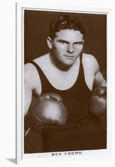 Ben Foord, South African Boxer, 1938-null-Framed Giclee Print