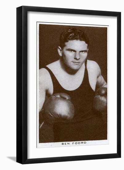 Ben Foord, South African Boxer, 1938-null-Framed Giclee Print