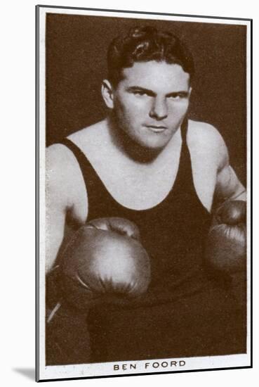 Ben Foord, South African Boxer, 1938-null-Mounted Giclee Print