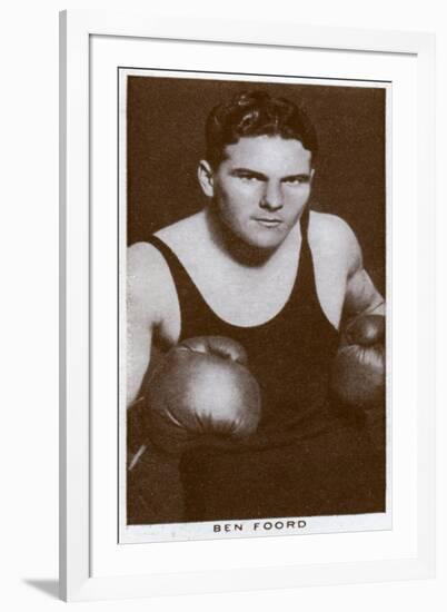 Ben Foord, South African Boxer, 1938-null-Framed Giclee Print