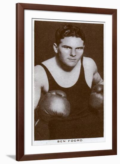 Ben Foord, South African Boxer, 1938-null-Framed Giclee Print