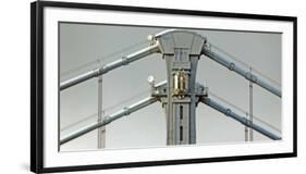 Ben Franklin Bridge Tower-Ken Bremer-Framed Giclee Print