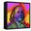 Ben Franklin Pop Art-Howie Green-Framed Stretched Canvas