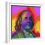 Ben Franklin Pop Art-Howie Green-Framed Giclee Print