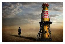 Make love, not war !-Ben Goossens-Mounted Art Print