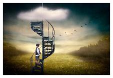 Stairway to Heaven-Ben Goossens-Laminated Art Print