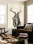 Watercolor Deer Head 3-Ben Gordon-Loft Art