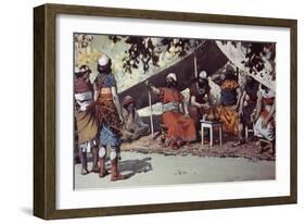 Ben-Hadad and the Kings Drinking in the Tent-James Jacques Joseph Tissot-Framed Giclee Print