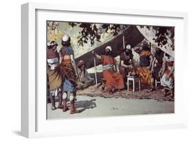 Ben-Hadad and the Kings Drinking in the Tent-James Jacques Joseph Tissot-Framed Giclee Print