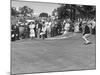 Ben Hogan Applying "Body English" after Putting on 7Th, But Ball Went Foot Past Hole and Took Par-null-Mounted Premium Photographic Print