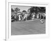 Ben Hogan Applying "Body English" after Putting on 7Th, But Ball Went Foot Past Hole and Took Par-null-Framed Premium Photographic Print