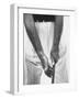 Ben Hogan, Close Up of Hands Grasping Club-Yale Joel-Framed Photographic Print