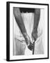 Ben Hogan, Close Up of Hands Grasping Club-Yale Joel-Framed Photographic Print