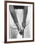 Ben Hogan, Close Up of Hands Grasping Club-Yale Joel-Framed Photographic Print