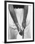 Ben Hogan, Close Up of Hands Grasping Club-Yale Joel-Framed Photographic Print