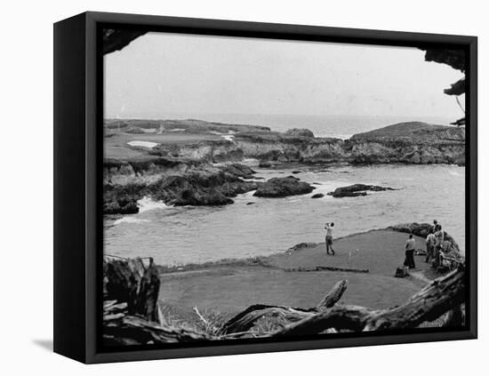 Ben Hogan Day for Club Members at Cypress Point Golf Course-null-Framed Stretched Canvas