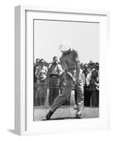 Ben Hogan Hitting a Golf Ball-John Dominis-Framed Premium Photographic Print