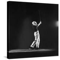 Ben Hogan, Posed in Action Swinging Club-Yale Joel-Stretched Canvas