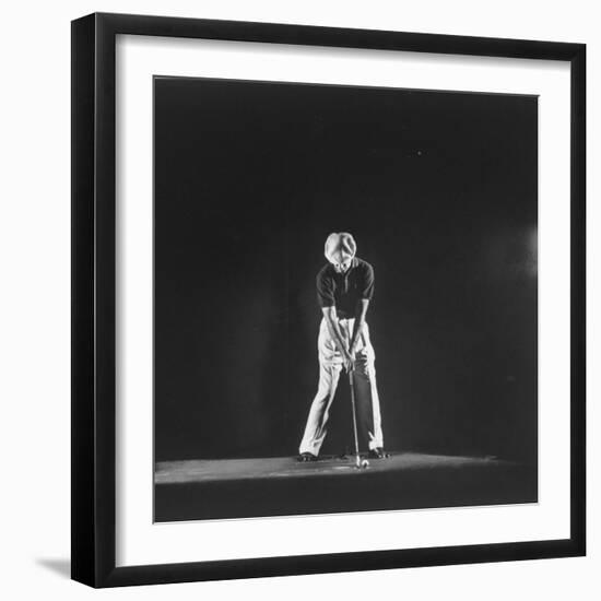 Ben Hogan, Posed in Action Swinging Club-Yale Joel-Framed Premium Photographic Print