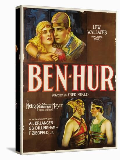 Ben-hur, 1925, "Ben-hur: a Tale of the Christ" Directed by Fred Niblo-null-Stretched Canvas