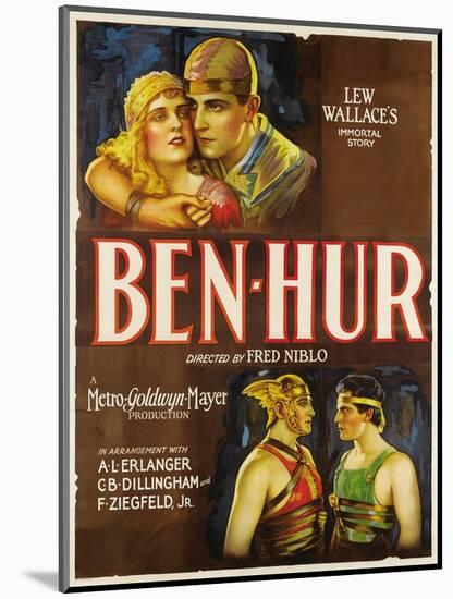 Ben-hur, 1925, "Ben-hur: a Tale of the Christ" Directed by Fred Niblo-null-Mounted Giclee Print