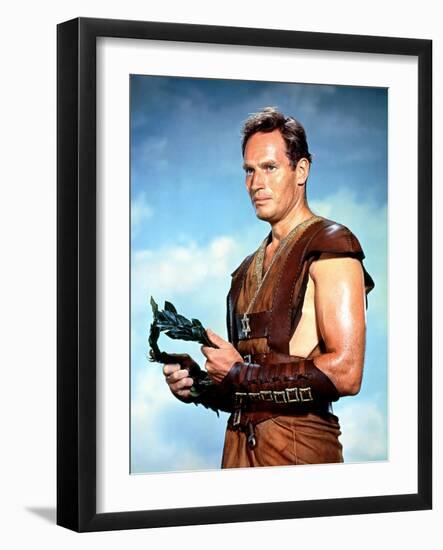 BEN-HUR, 1959 directed by WILLIAM WYLER Charlton Heston (photo)-null-Framed Photo