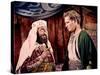 BEN-HUR, 1959 directed by WILLIAM WYLER Hugh Griffith and Charlton Heston (photo)-null-Stretched Canvas