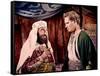 BEN-HUR, 1959 directed by WILLIAM WYLER Hugh Griffith and Charlton Heston (photo)-null-Framed Stretched Canvas